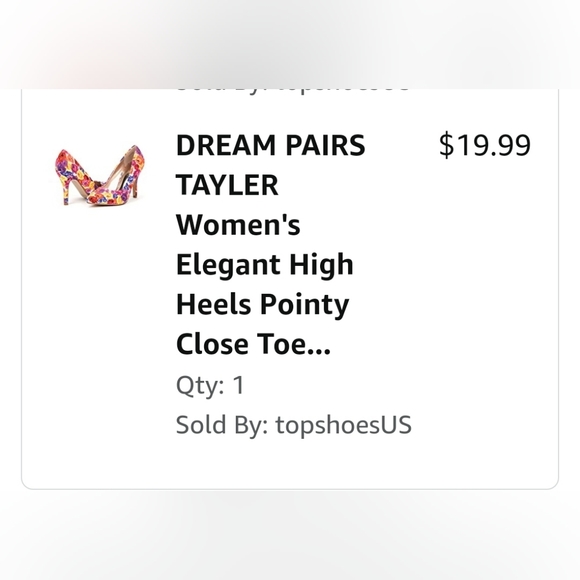 Dream Pairs Tayler Floral High Heels Size 11 - Picture 2 of 9